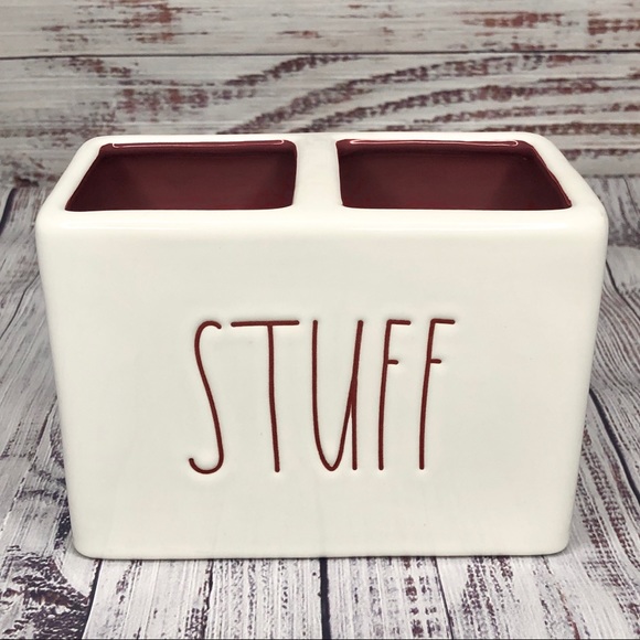 Rae Dunn Other - 🎄*NEW*Rae Dunn STUFF Container Holder